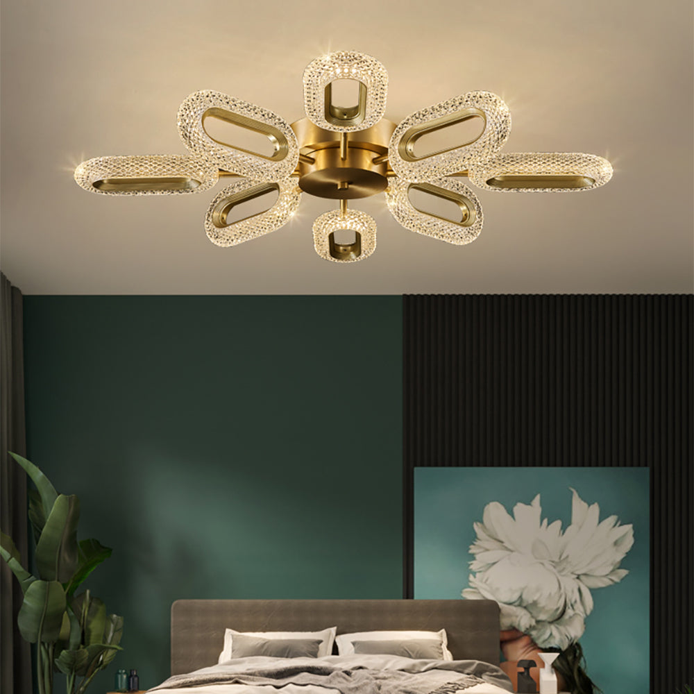 brass bedroom light fixture