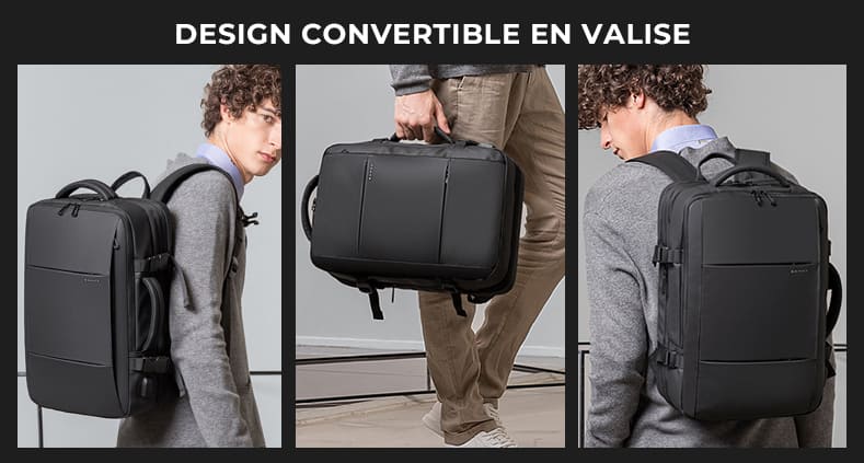 Sac à dos convertible en valise