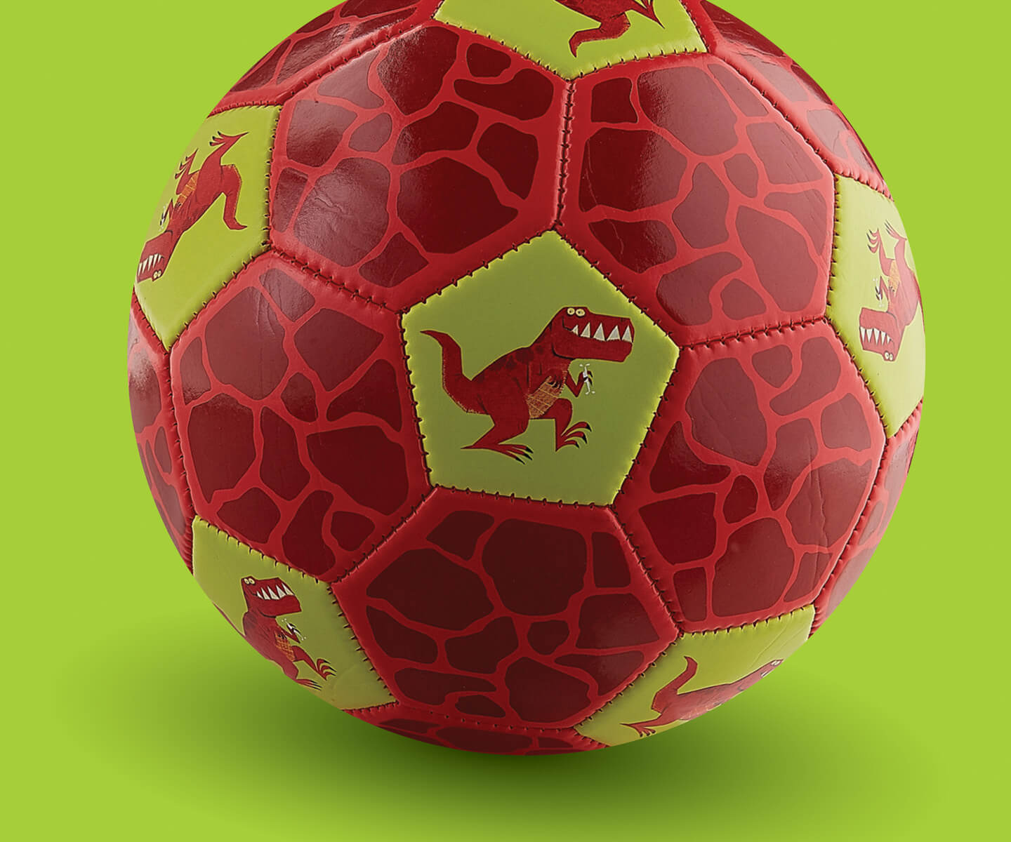 Size 2 Soccer Ball - Dinosaur