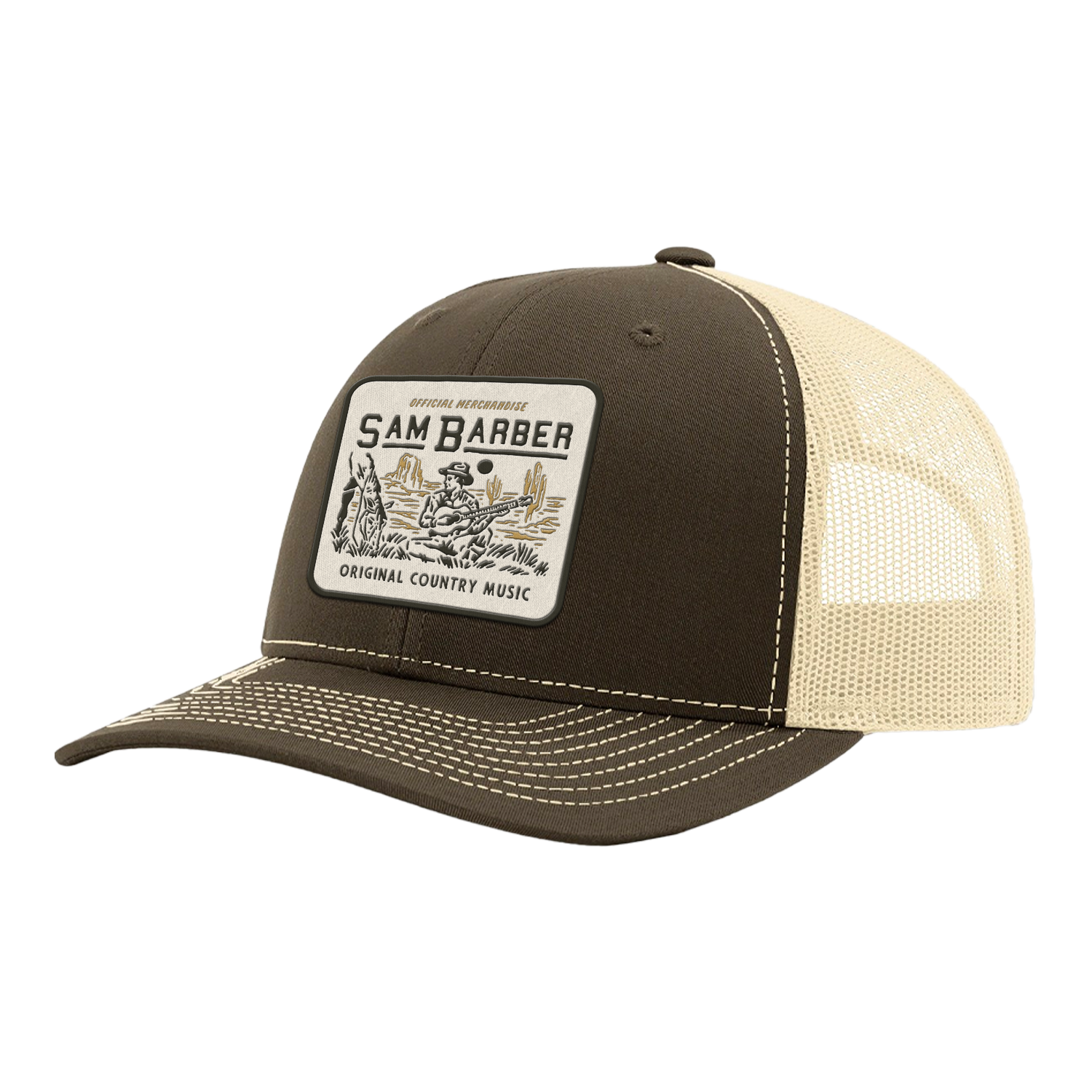 Brown Southwest Trucker Hat - Sam Barber product image