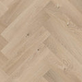 Rustic A Herringbone Floor Wool White Vincent 14/70 cm
