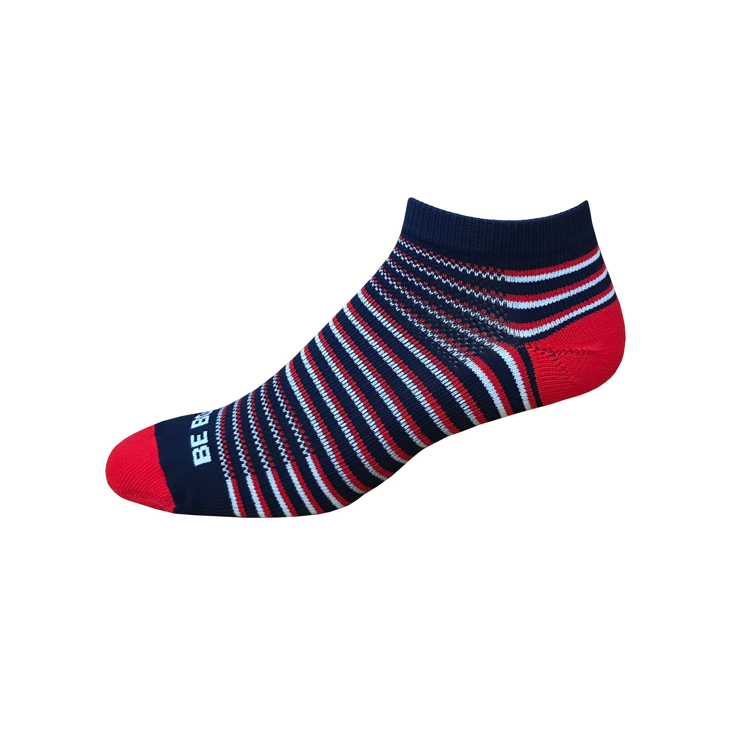 red stripe athletic socks