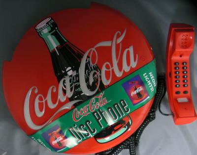 CocaCola Disc Phone