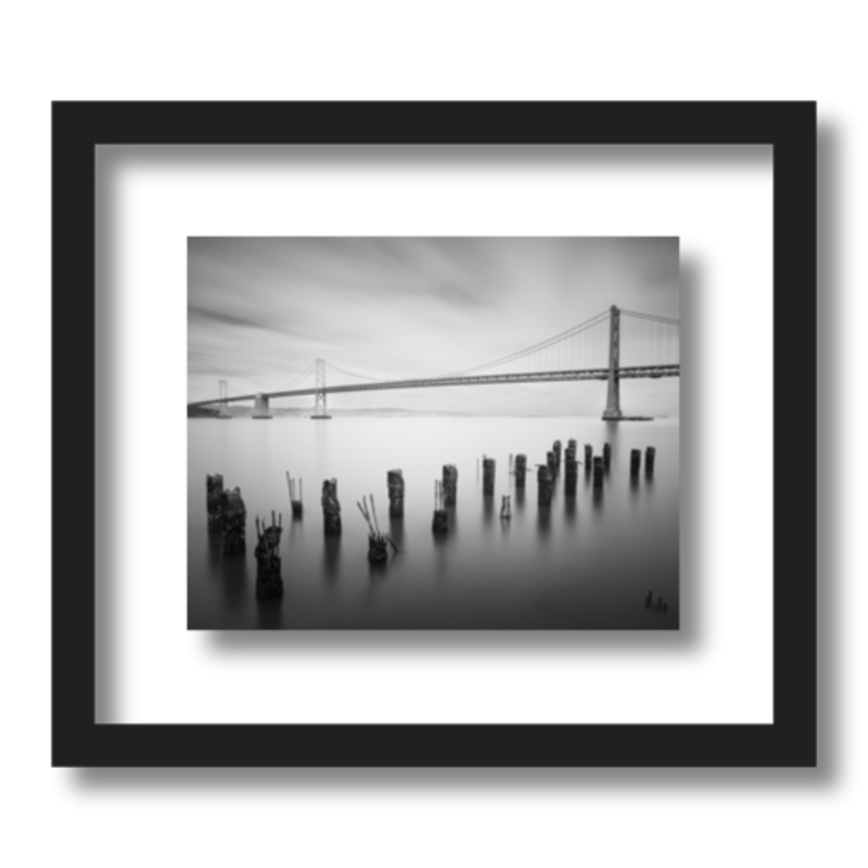 Modern Bay Bridge with Decrepit Pier