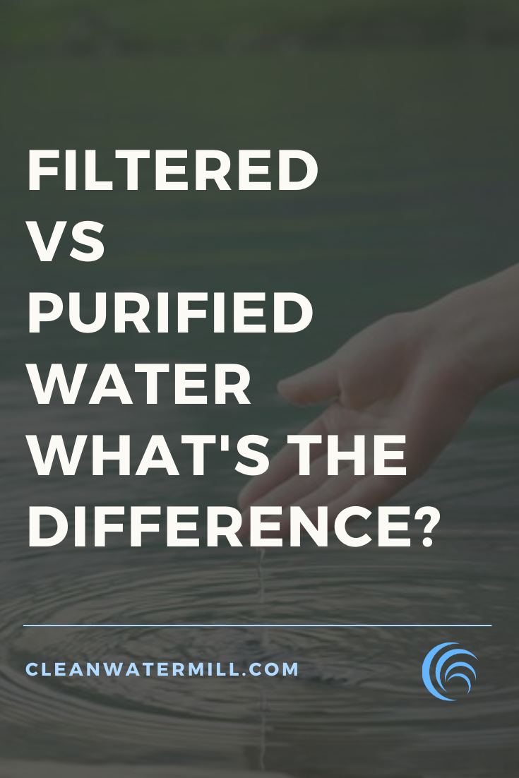 Difference Between Filtered and Purified Water