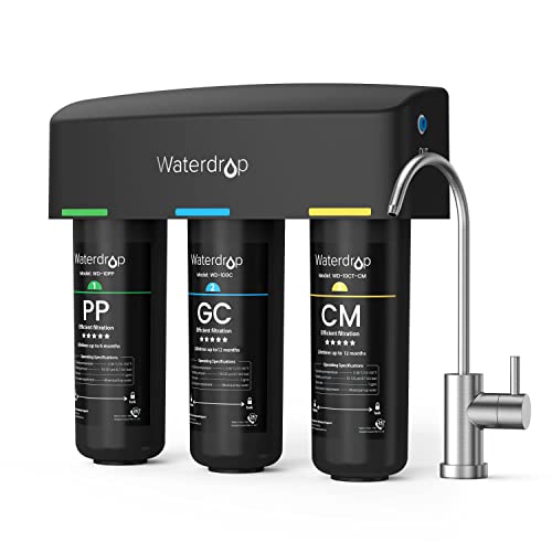 WaterChef U9000 Premium Under-Sink Water Filtration System with Intelligent Monitor (Oil Rubbed Bronze Designer FAUCET)