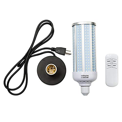 SANSI UV Light Sanitizer, 99.99% UVC Germicidal Sterilizer Lamp 254nm  Wavelength, 18W Ultraviolet Light Bulb, Air & Surface Sterilization,  Portable
