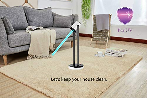 Dailytop UV Light Sanitizer,UVC Light Sanitizer for Room,Ultraviolet Light  with 3- Speed Timing and Remote Control,38W 110V UV Lamp for Home,Kitchen