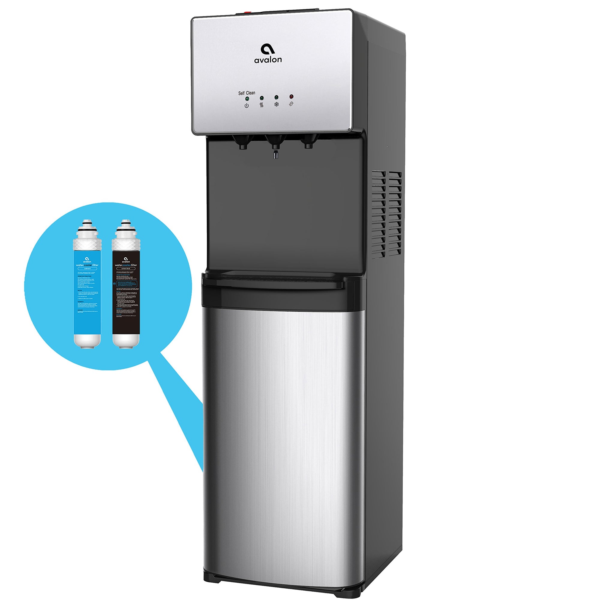 Avalon A8 Countertop Bottleless Water Cooler Black