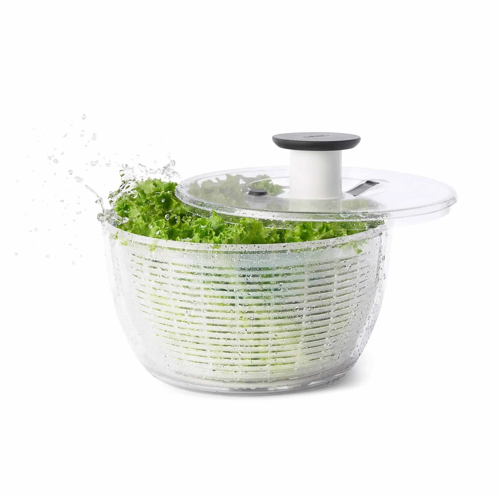 OXO Good Grips Salad Spinner, Clear - 6.22 qt bowl