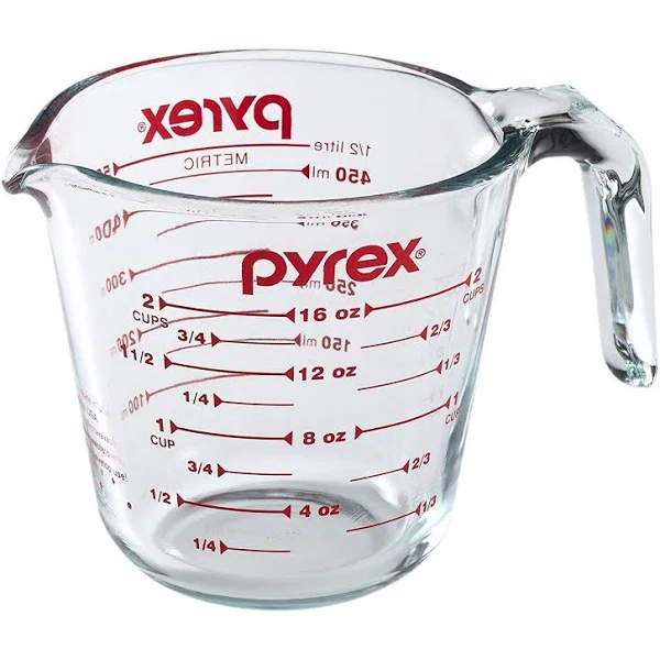 Pyrex 3-Piece Measuring Cup Set, Clear