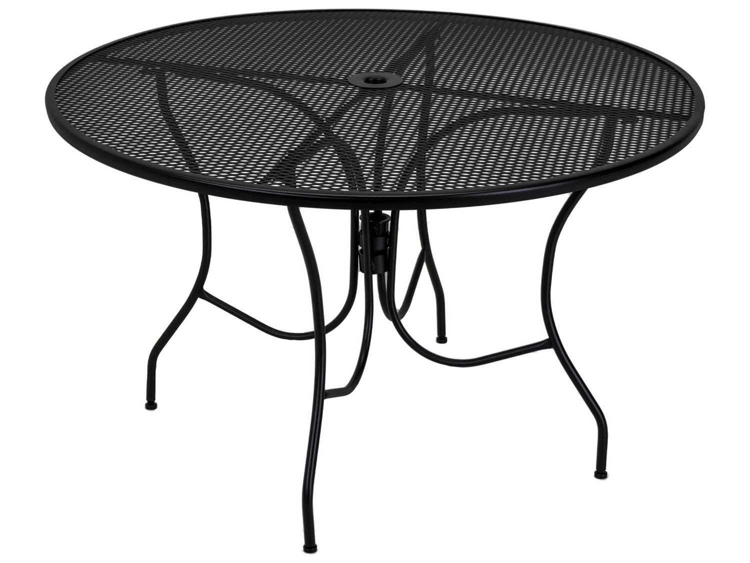 Hampton Bay Nantucket Round Metal Outdoor Patio Dining Table – Popular