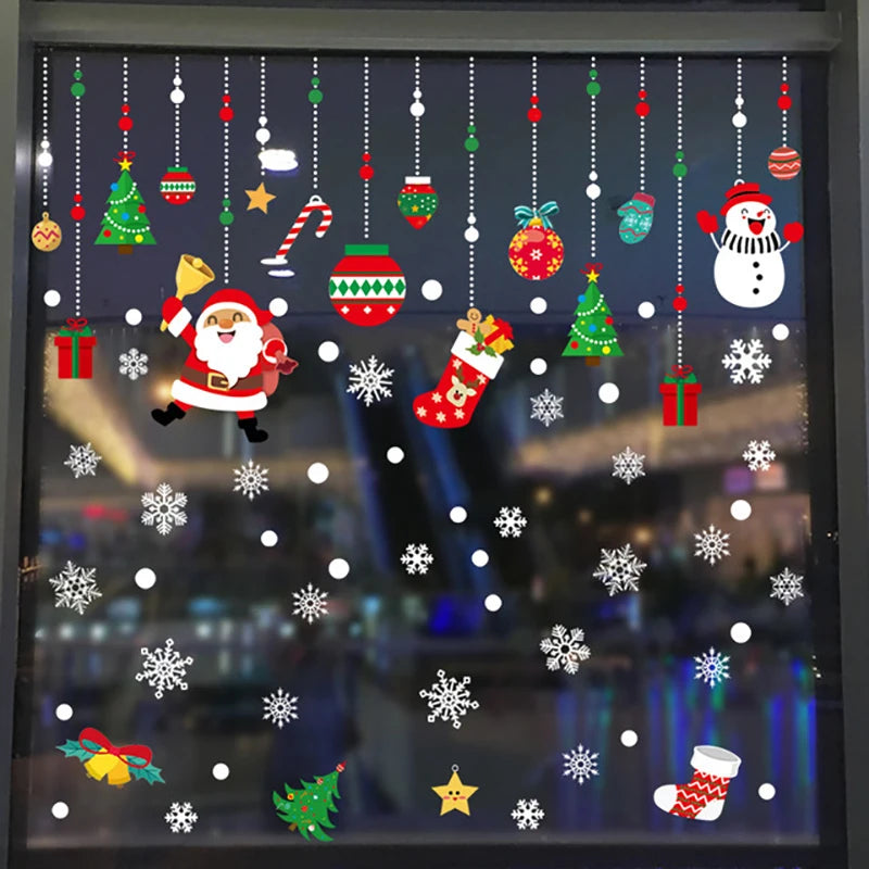 Festive Santa Wall & Window Stickers for Christmas - Image 28