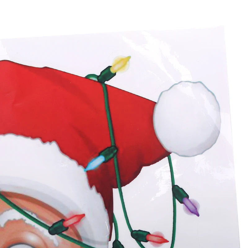 Festive Santa Claus Wall Stickers for Christmas - Image 18