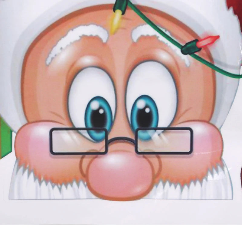 Festive Santa Claus Wall Stickers for Christmas - Image 17