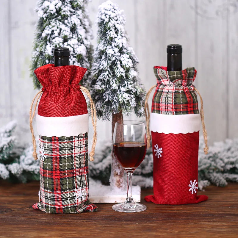 Santa Claus Wine Bottle Cover for Christmas Decor - Image 37