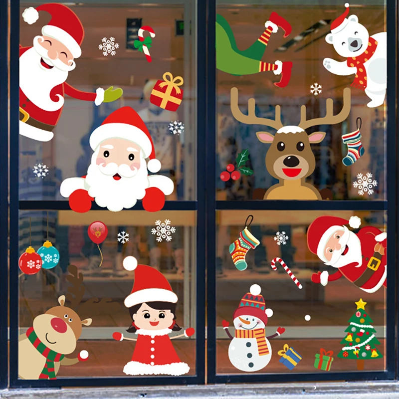 Festive Santa Wall & Window Stickers for Christmas - Image 7