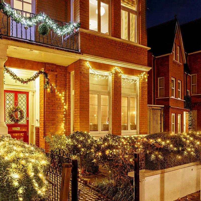 Magical Christmas Curtain Lights Garland Decor - Image 10