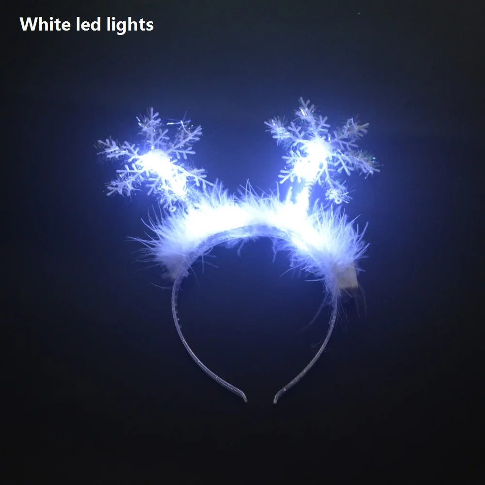 Festive LED Flashing Holiday Headband - Party Accessory - Image 39