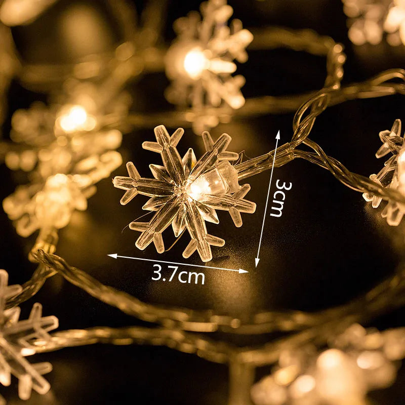 Snowflake LED Lights for Festive Christmas Decor - Image 29