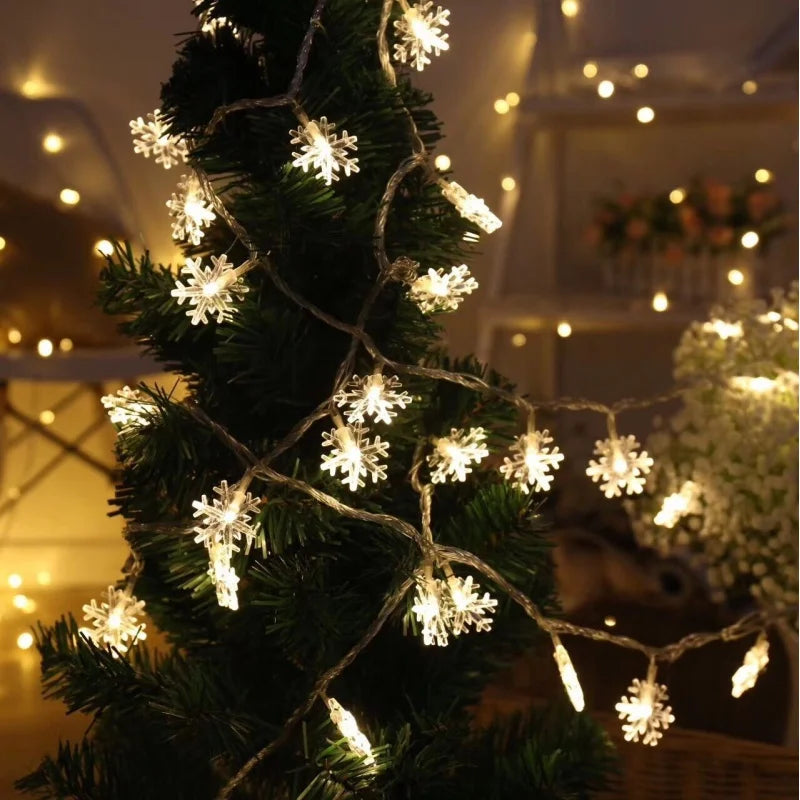 Snowflake LED Lights for Festive Christmas Decor - Image 24