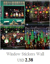 Festive Blue Deer Snowflake Window Stickers - Image 27