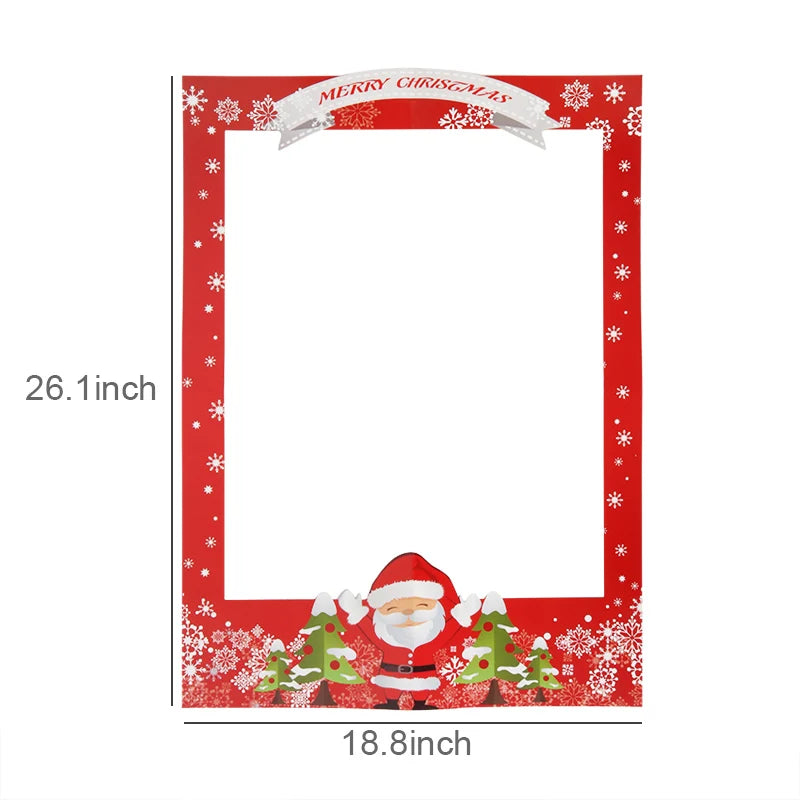 Festive Santa Tree Glasses Photo Booth Props - Image 12