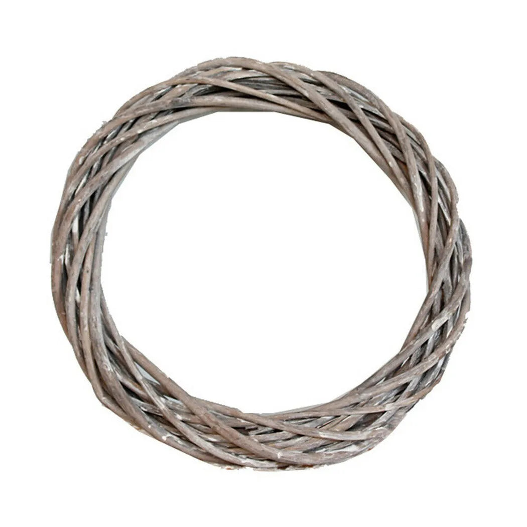 Charming Christmas Rattan Wreath for Holiday Decor - Image 8