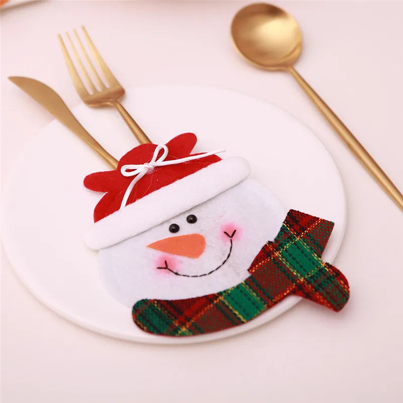 Festive Santa Hat Cutlery Holder for Christmas - Image 40