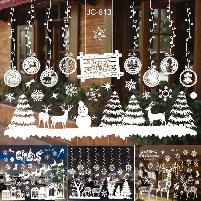 Merry Christmas Window Stickers & Wall Decor - Image 52