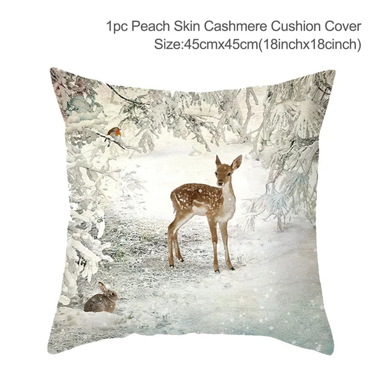 Festive 45cm Christmas Pillowcase Cushion Cover - Image 19