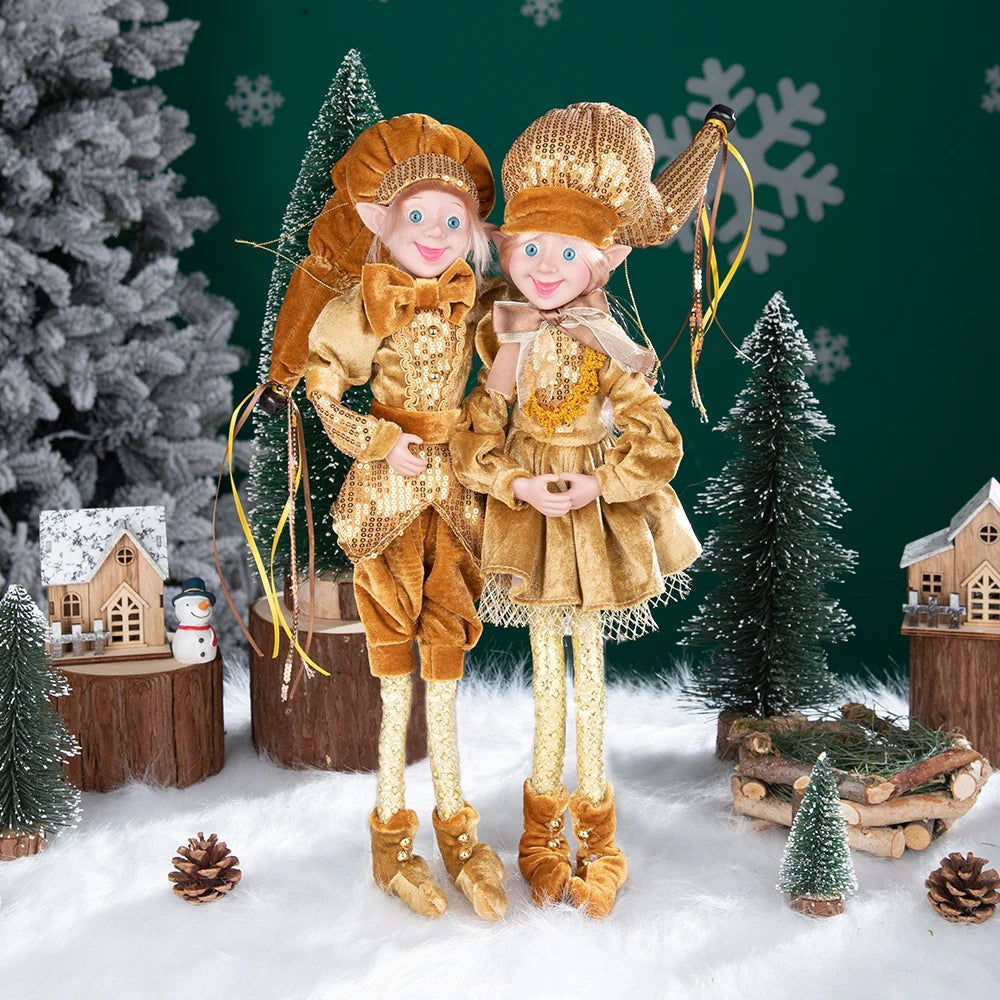 Festive Handmade Plush Elf Dolls - Perfect Gift! - Image 47