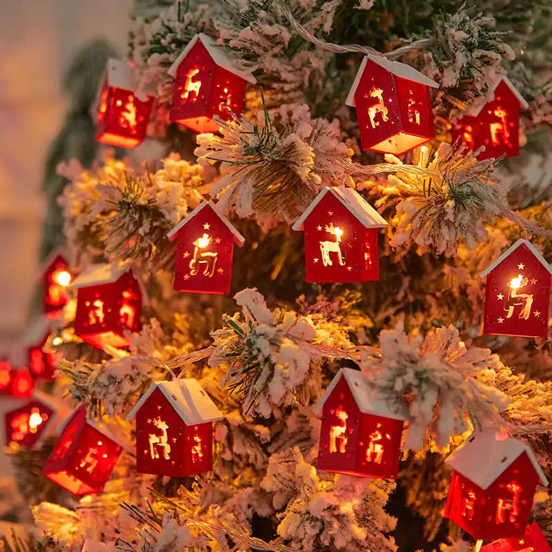 Charming Mini House LED Light String for Christmas - Image 7