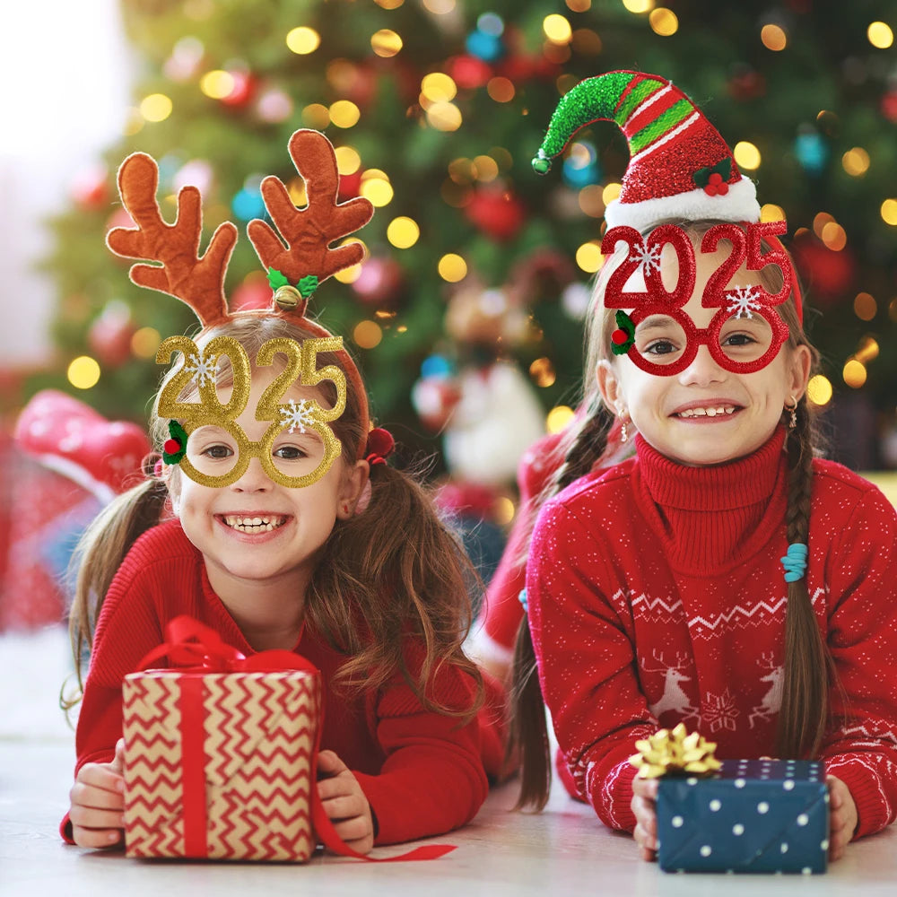 Festive Christmas Glasses for Holiday Fun - Image 3