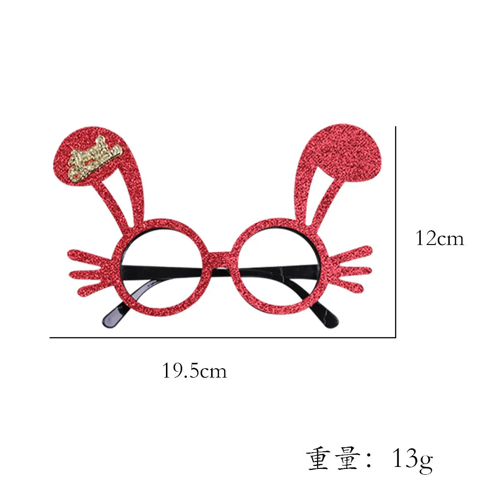 Festive Christmas Glasses for Kids' Party Fun - Image 42