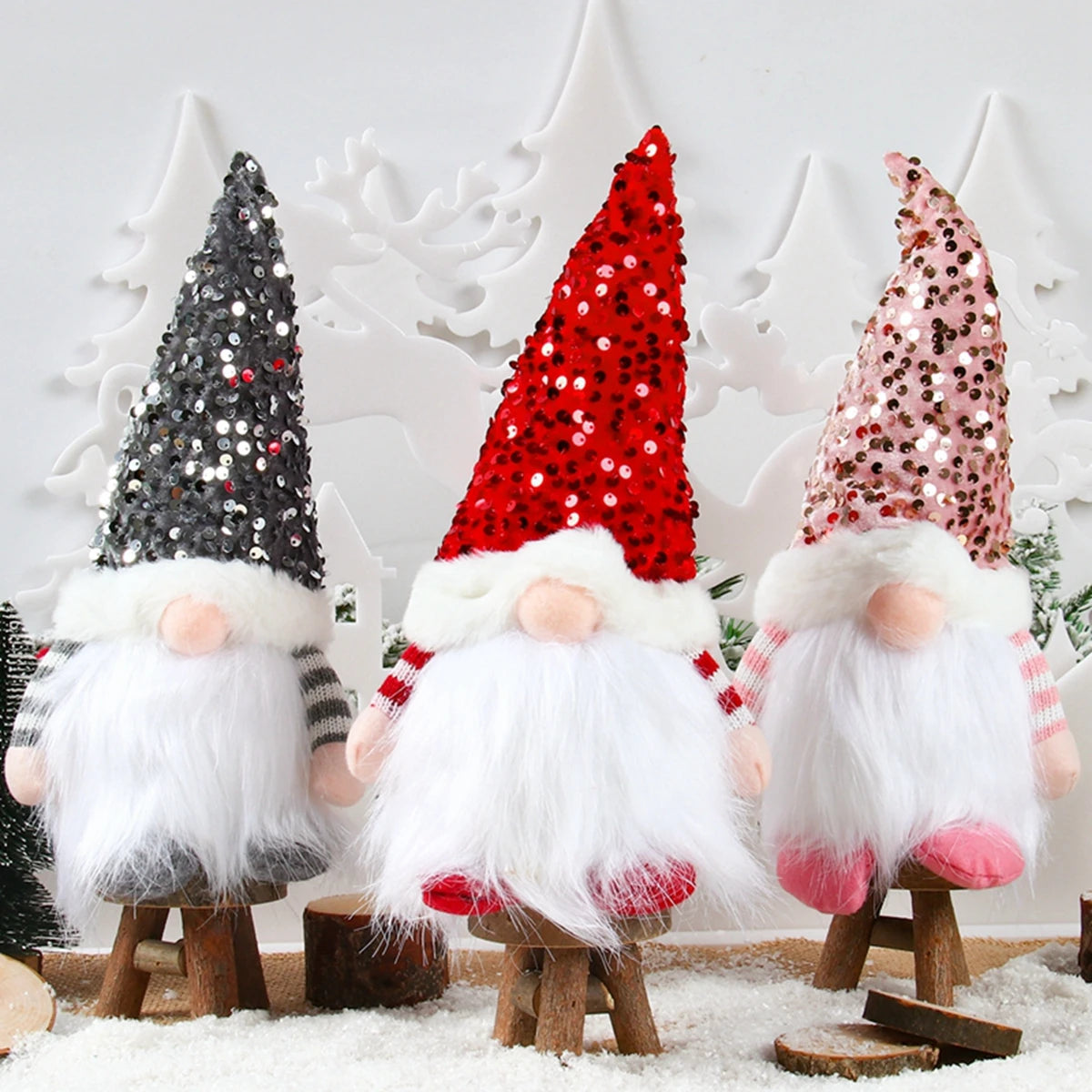 Charming Faceless Gnome Christmas Home Decor - Image 29