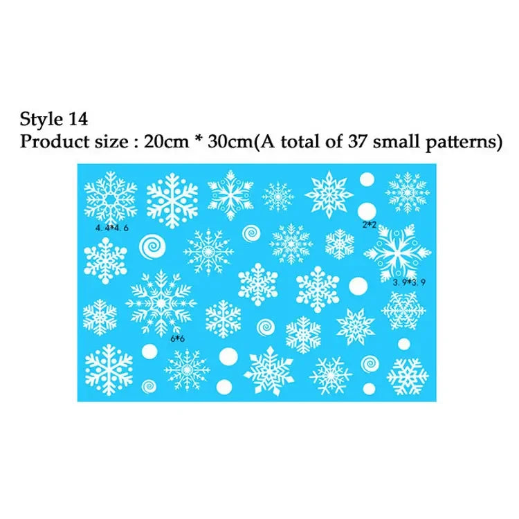 Festive Snowflake Window Decals for Christmas Cheer - Image 19