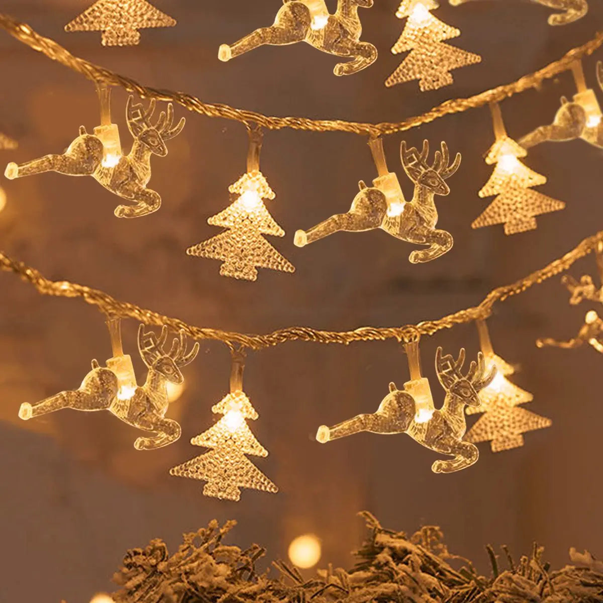 Enchanting Snowflake LED String Lights for Christmas - Image 5