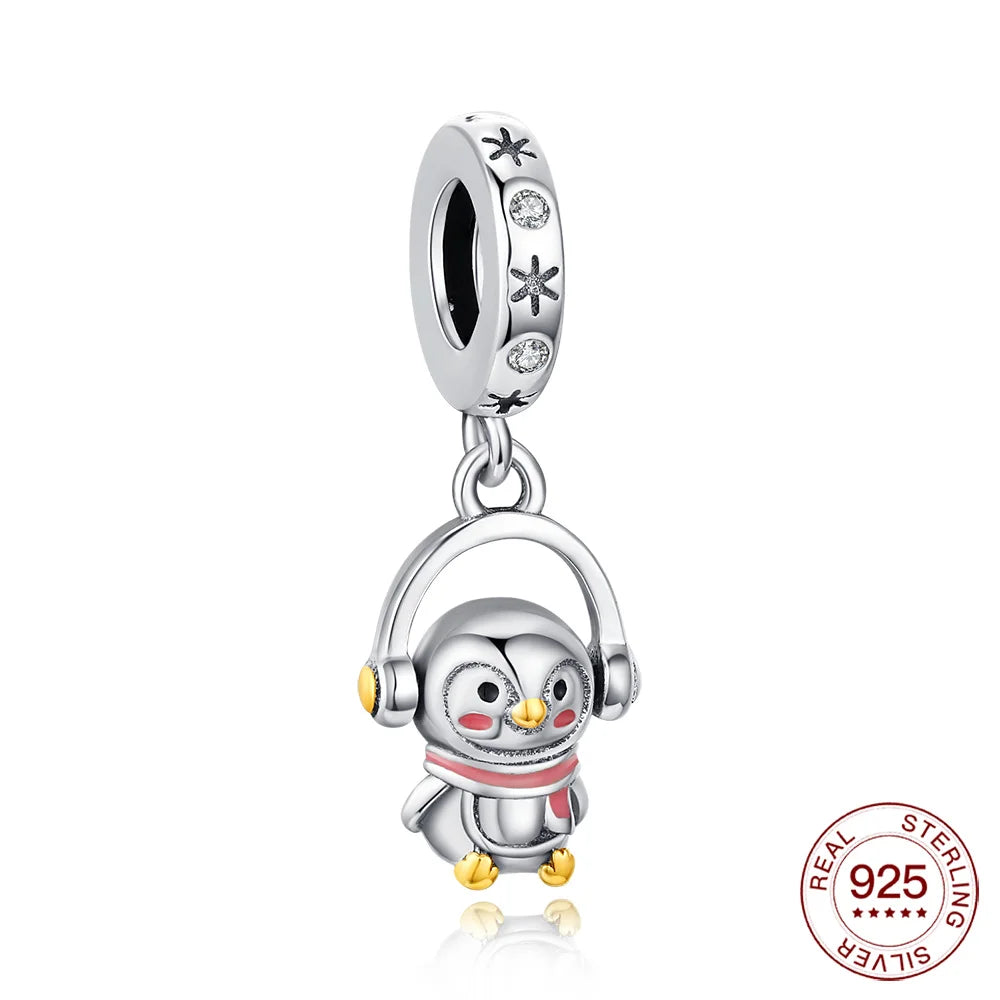 925 Silver Crystal Christmas Tree Charm for Bracelets - Image 27