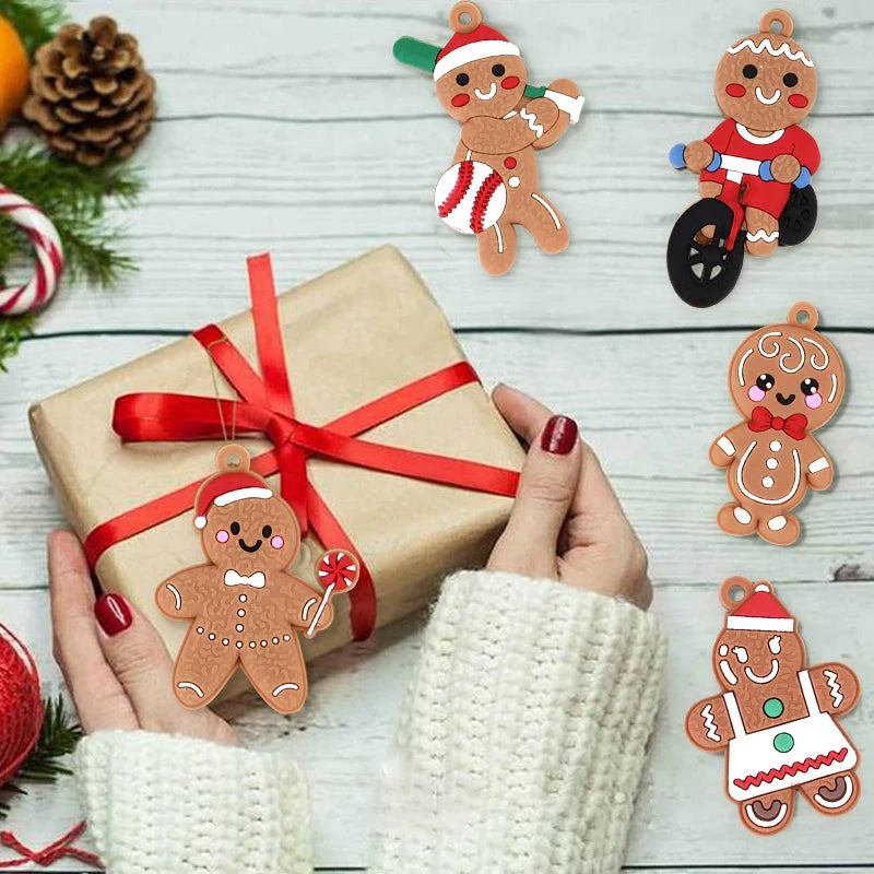 Charming Gingerbread Man Tree Ornaments - Festive Decor - Image 28