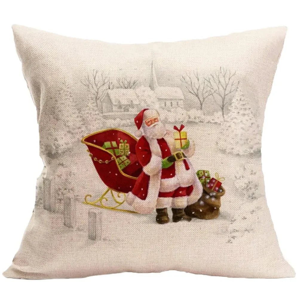 Custom Santa Claus Christmas Pillow Cover – Cozy Home Décor - Image 4