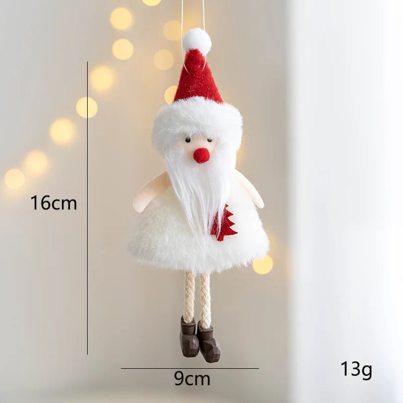Charming Plush Angel Ornament for Christmas Decor - Image 15