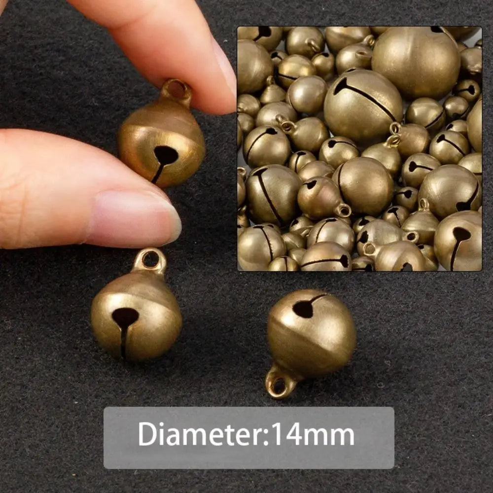 Festive Bronze Jingle Bells for DIY Christmas Decor - Image 12