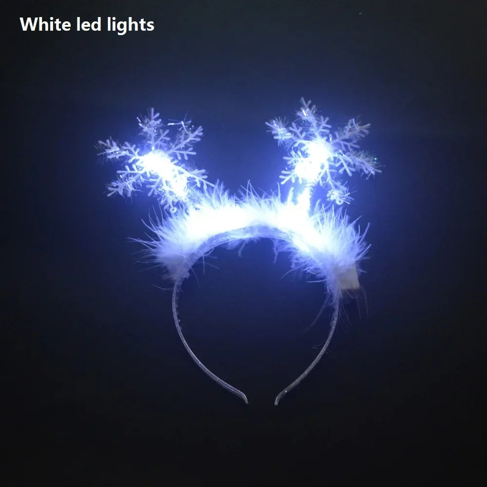 Festive LED Flashing Holiday Headband - Party Accessory - Image 19