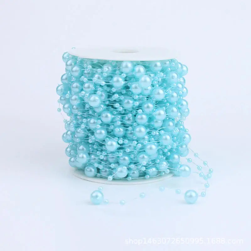 Festive 10m Christmas Tree Beads Garland Decor - Image 19
