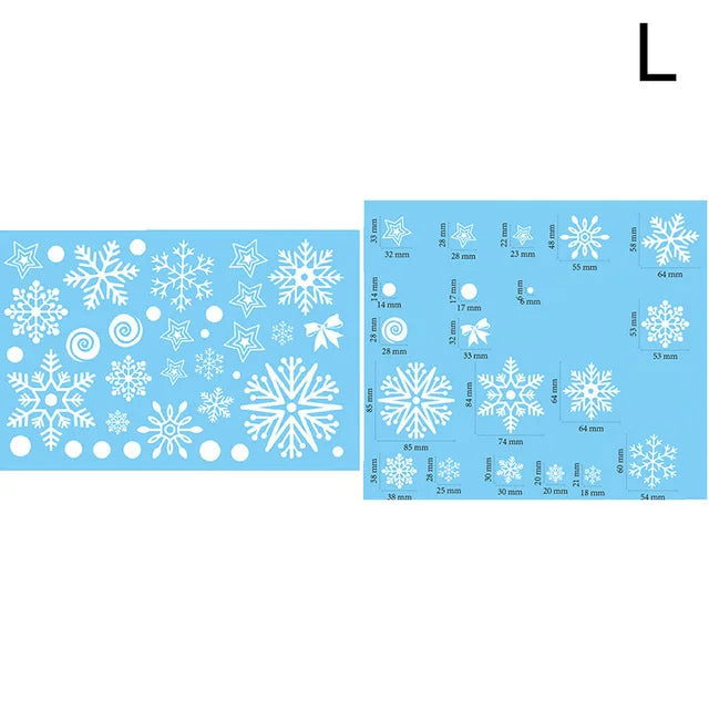 Festive Christmas Window Stickers: Santa & Snowflakes - Image 18