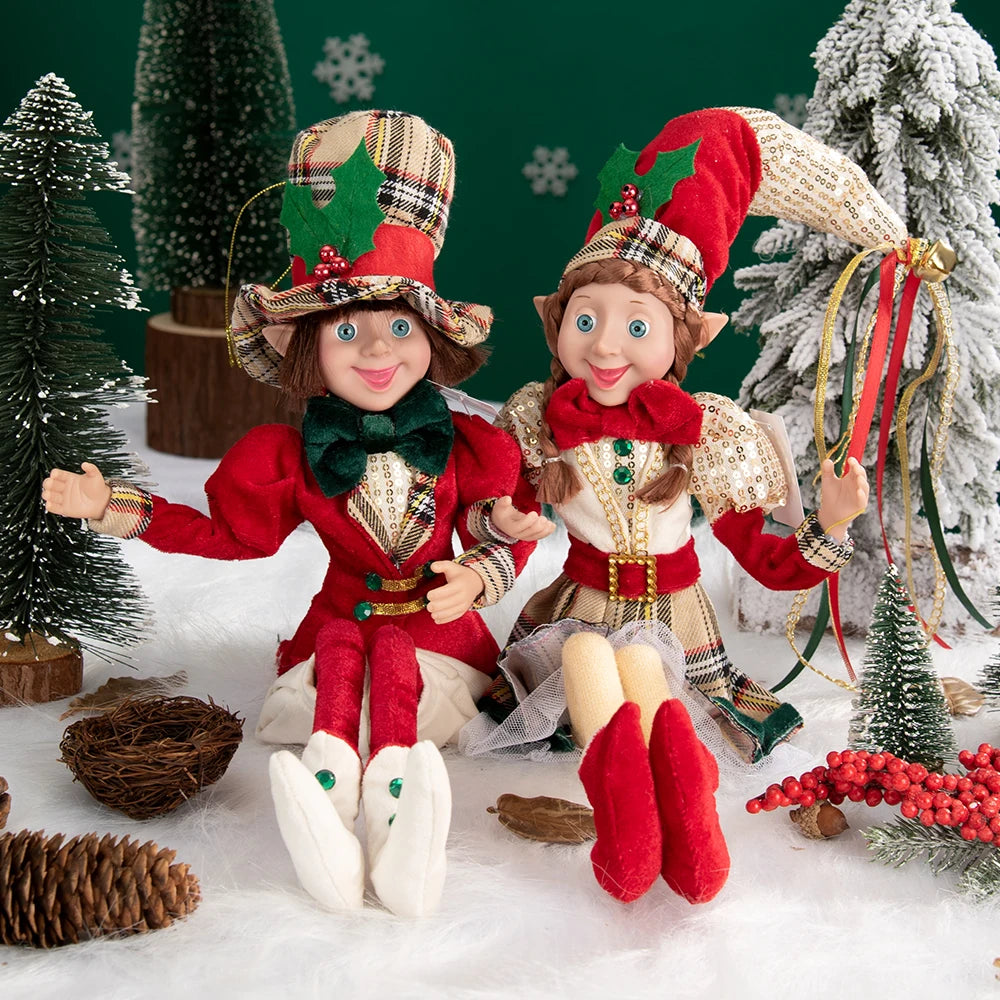 Festive Handmade Plush Elf Dolls - Perfect Gift! - Image 20