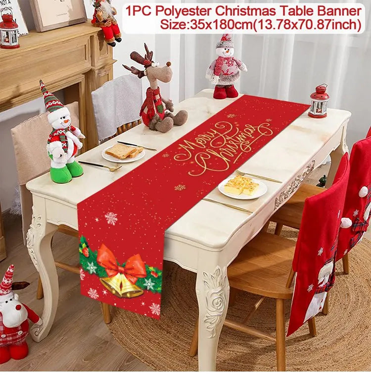 Festive Christmas Table Runner for Holiday Decor - Image 24