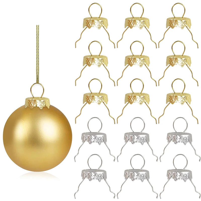 100/50 Pack Decorative Christmas Ball Cap Strings - Image 3