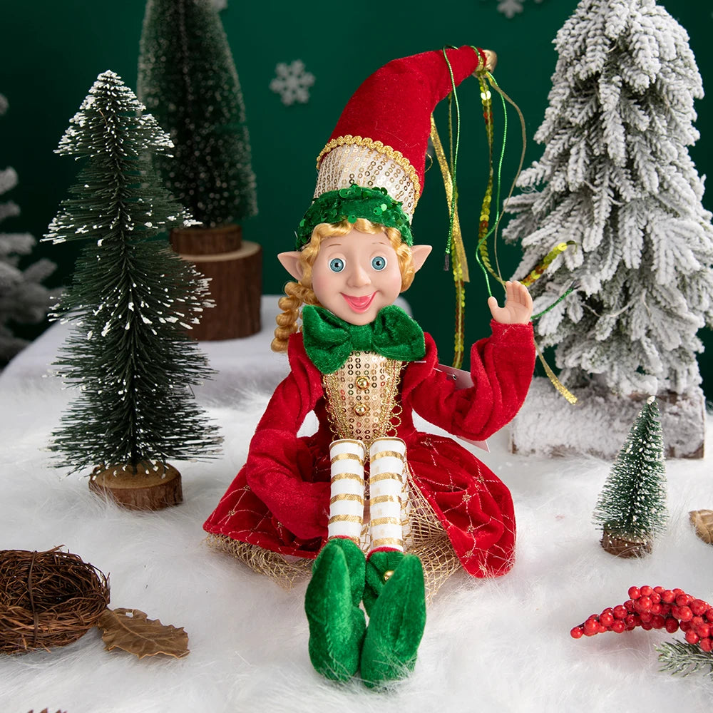 Festive Handmade Plush Elf Dolls - Perfect Gift! - Image 40